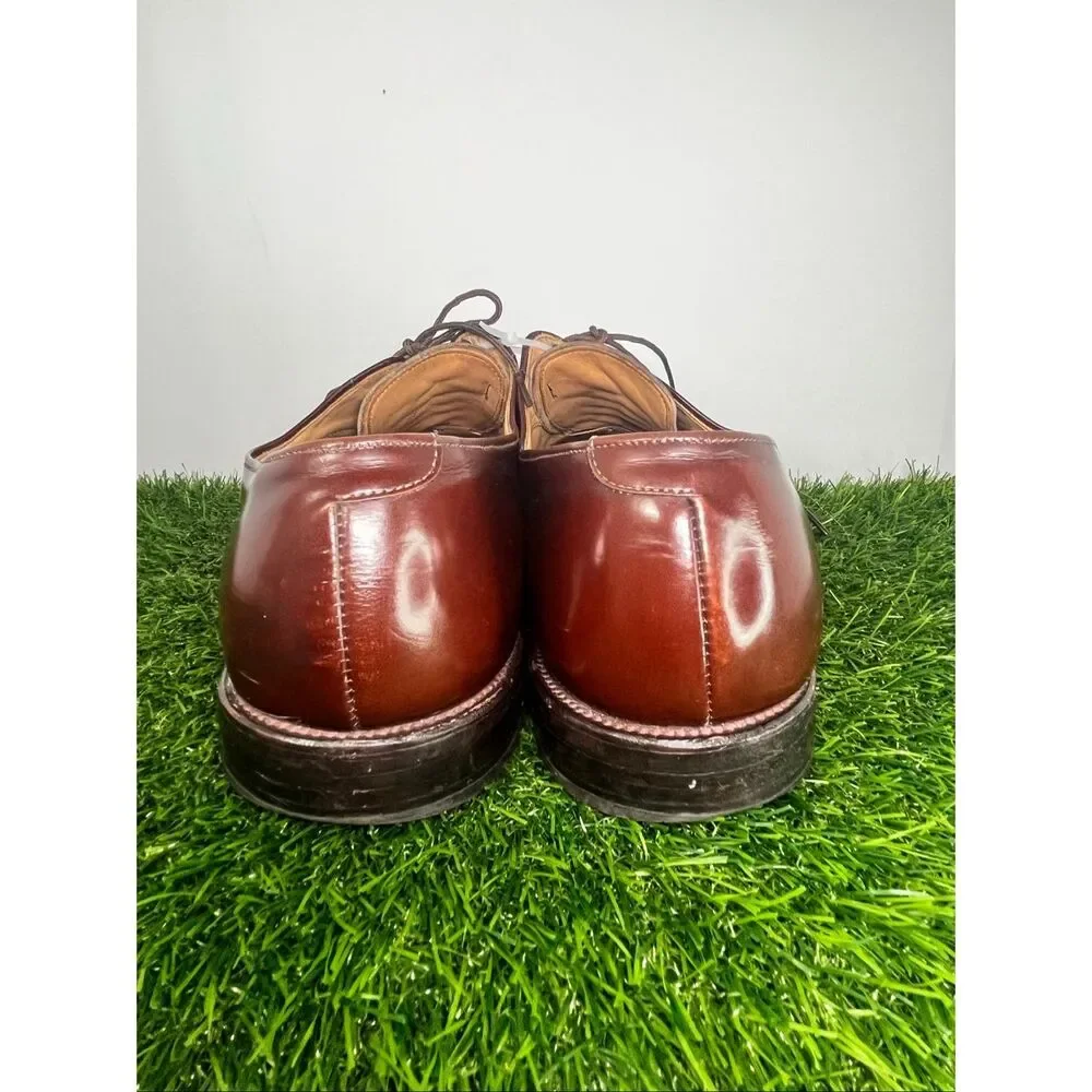 Allen Edmonds Park Avenue Cap Toe Oxfords Men’s 12 A Narrow Brown Leather Dress